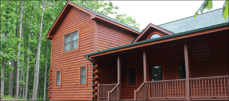 Log Home Staining in Hamilton County, Ohio
