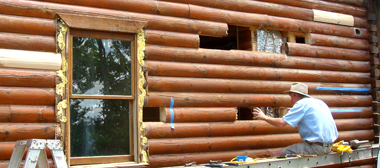 Log Home Repair Camp Dennison, Ohio