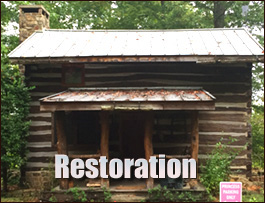 Historic Log Cabin Restoration  Hamilton County, Ohio